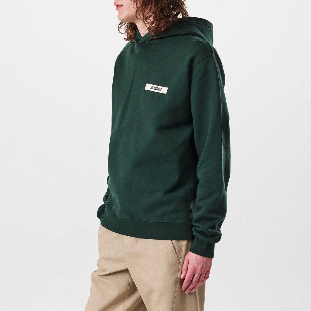 Men's Logo Cotton Gros Grain Hoodie