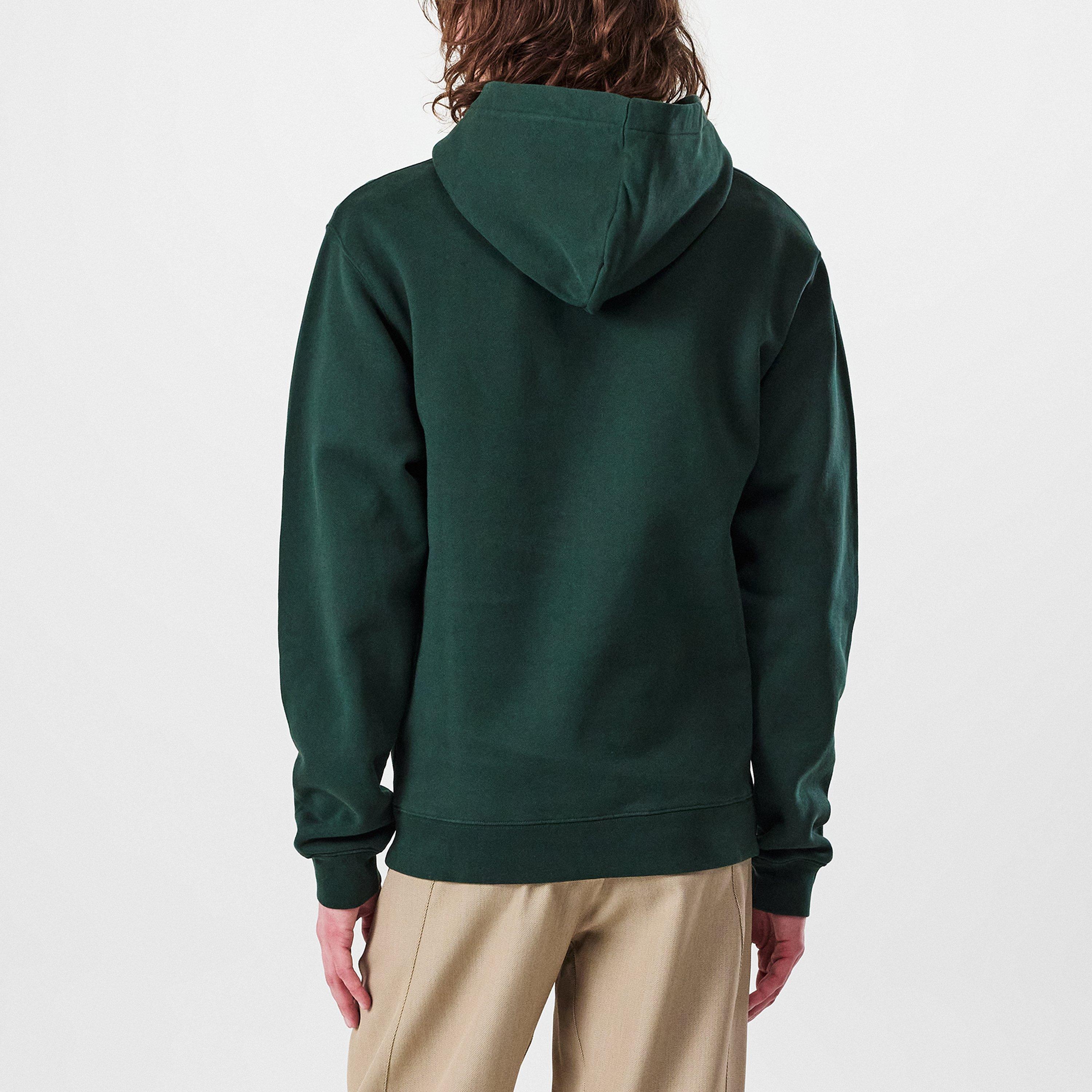 Men's Logo Cotton Gros Grain Hoodie