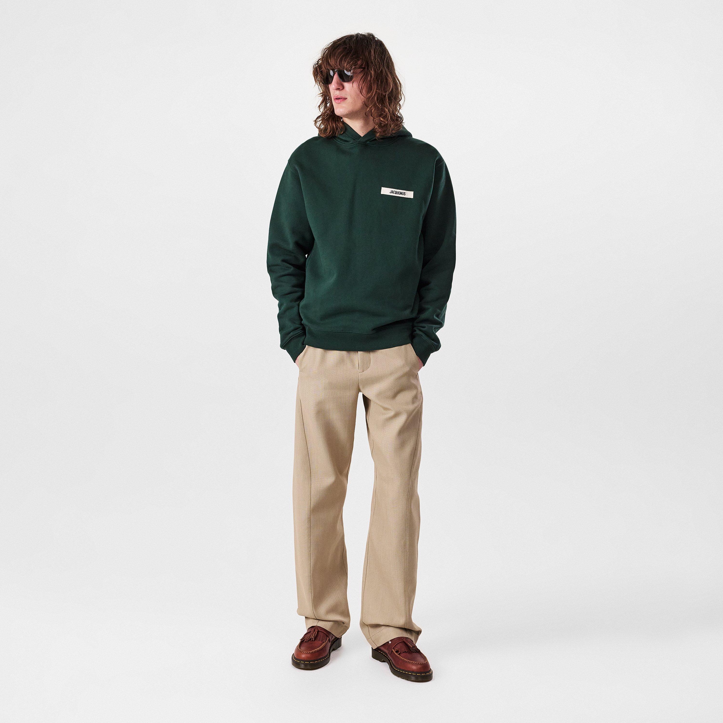 Men's Logo Cotton Gros Grain Hoodie