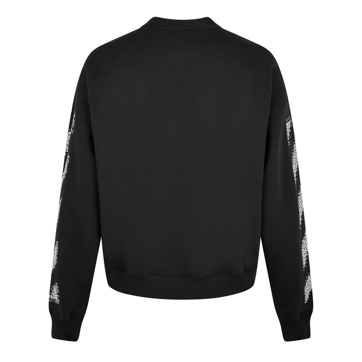 Pixel Diagonal Crew Neck Sweater