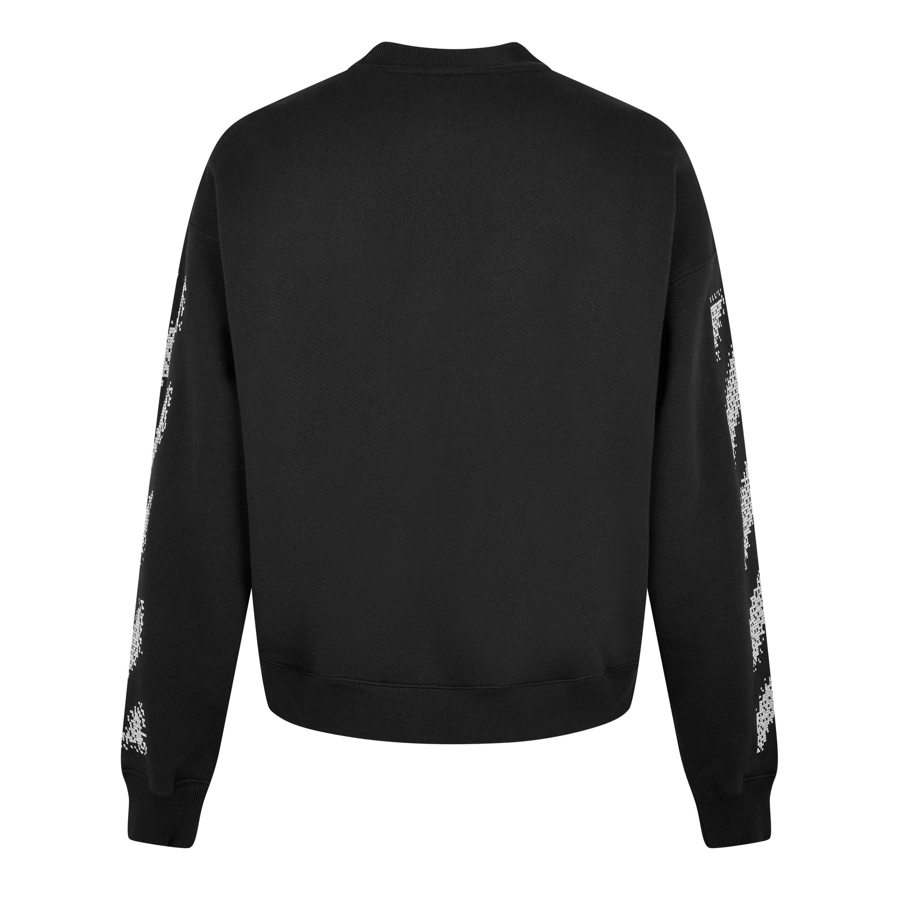 Pixel Diagonal Crew Neck Sweater