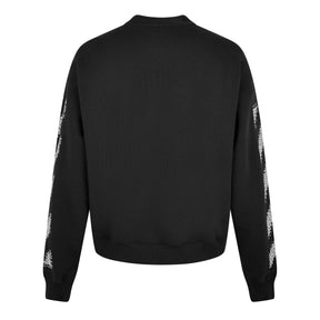 Pixel Diagonal Crew Neck Sweater
