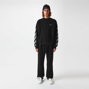 Pixel Diagonal Crew Neck Sweater