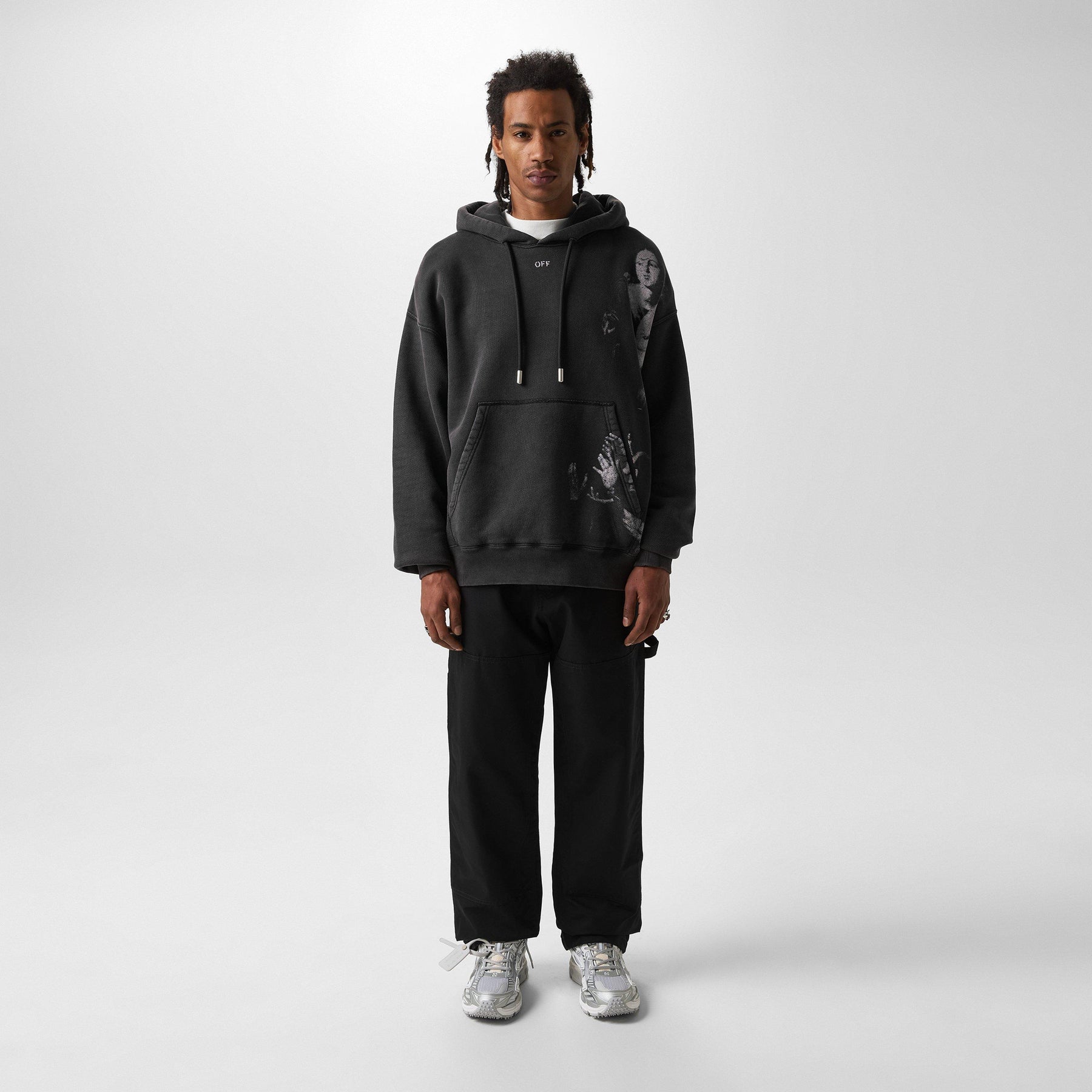 Men's Blurred Mary Skater Hoodie