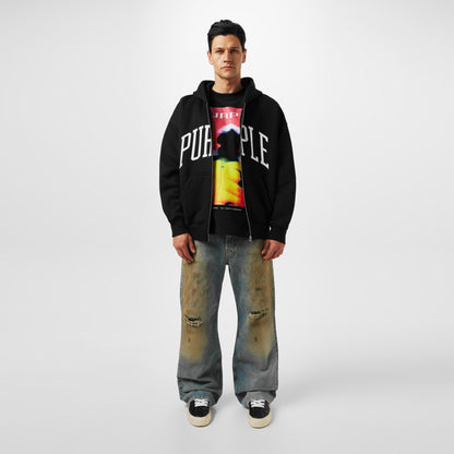 Logo Zip Hoodie