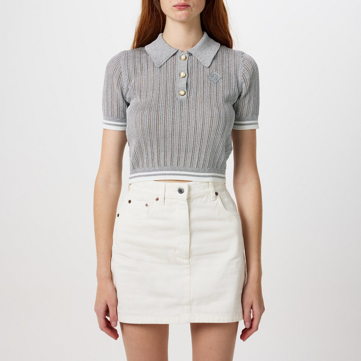 Silver Polo Shirt