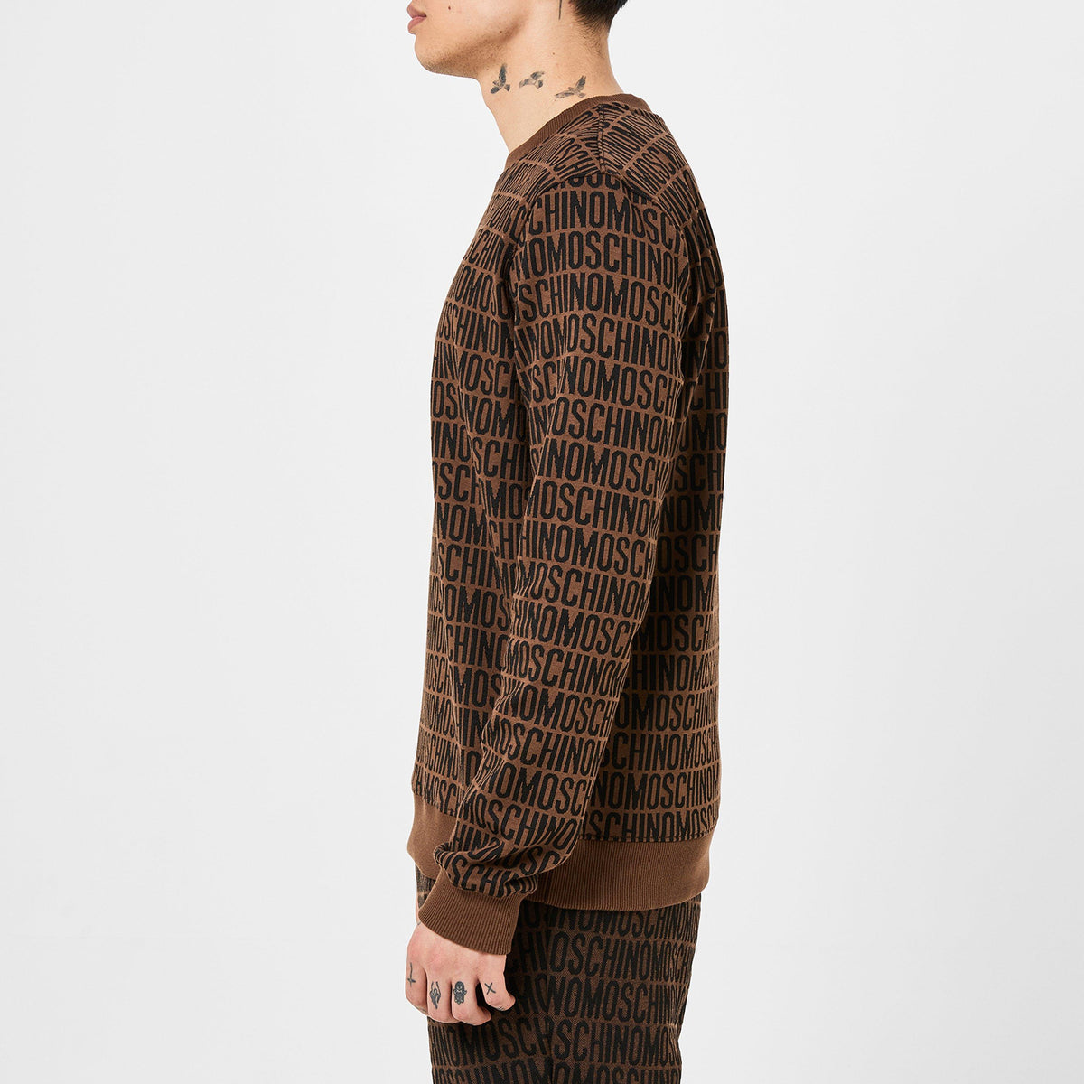Logo Print Crew Sweater