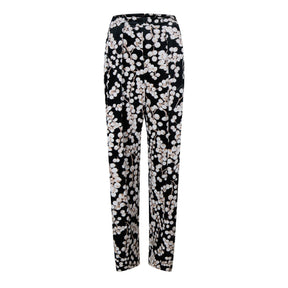Velvet Printed Trousers