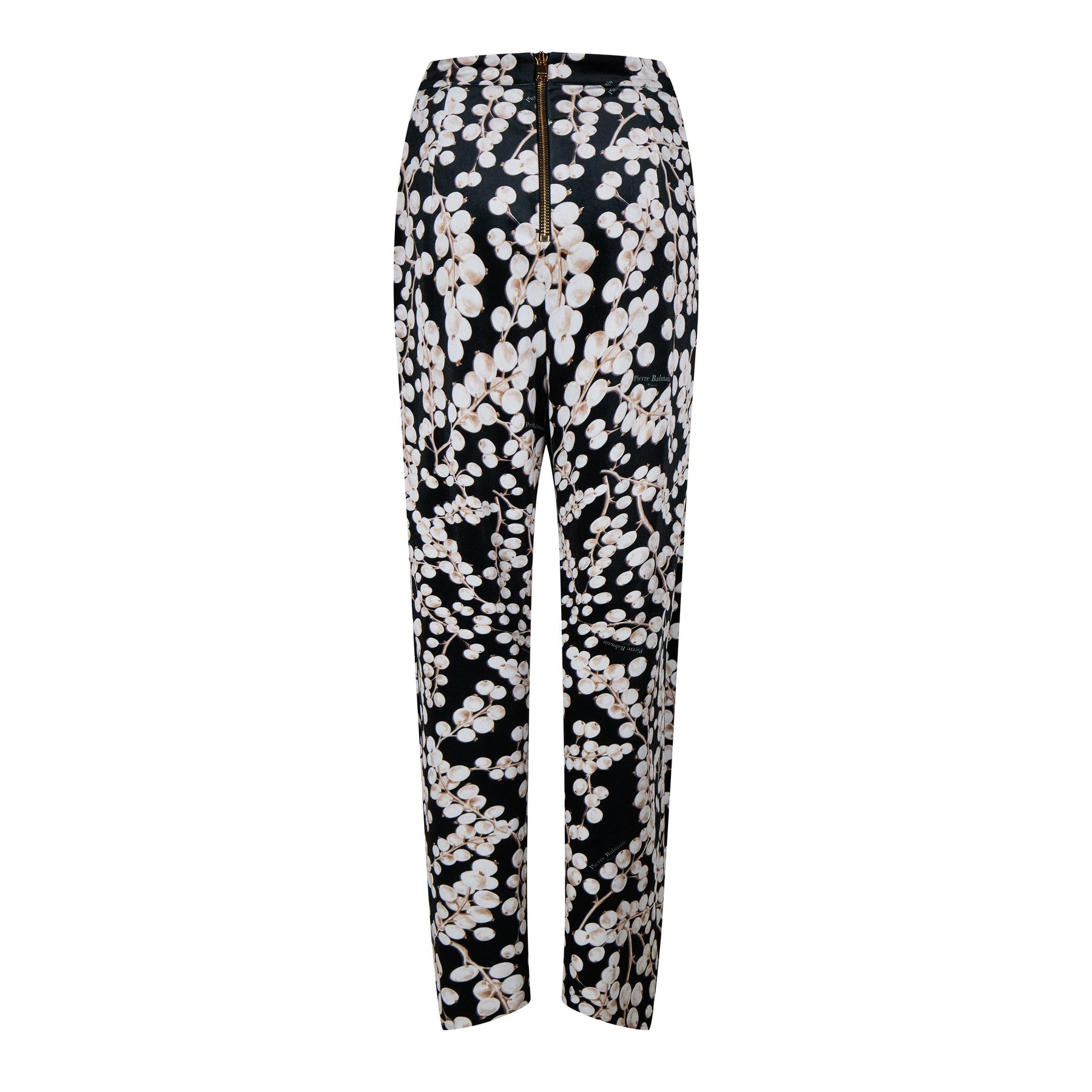Velvet Printed Trousers