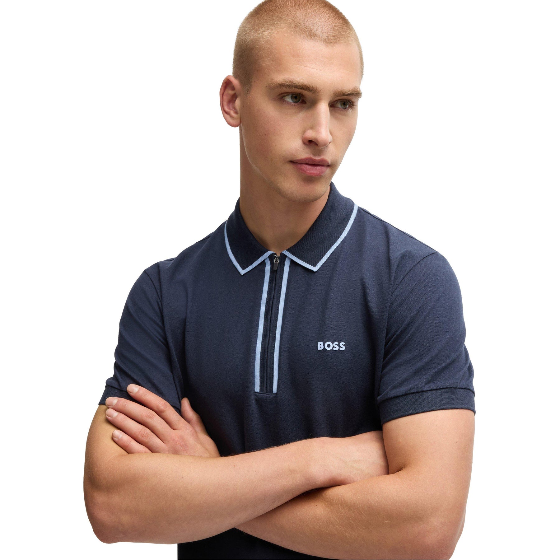 Men's Philix Tape Polo Shirt, Iconic Logo at Chest