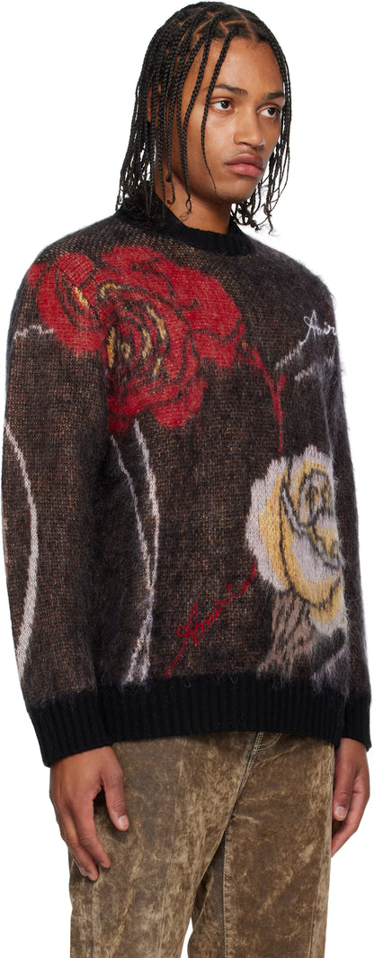 Multicolor Floral Crewneck Sweater