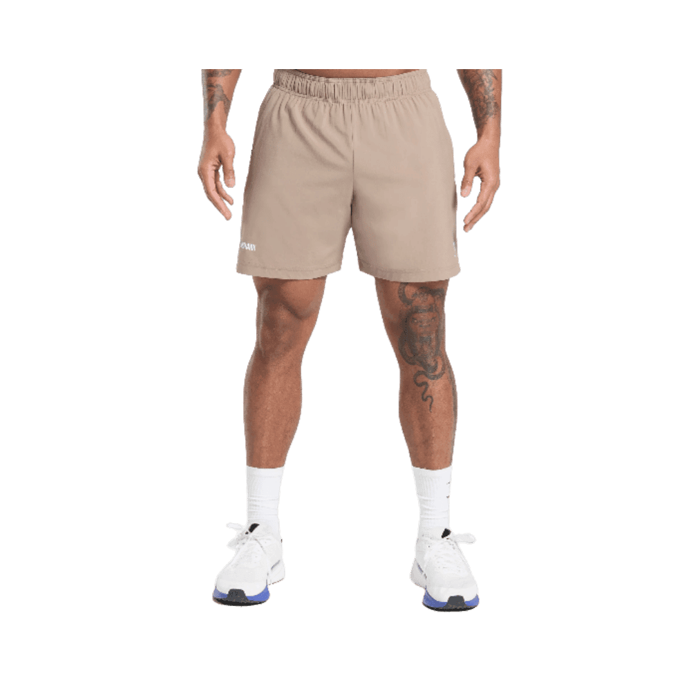 Gymshark Sport Panel 7" Shorts Cement Brown/Pebble Grey