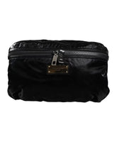 Black Nylon Belt Fanny Pack