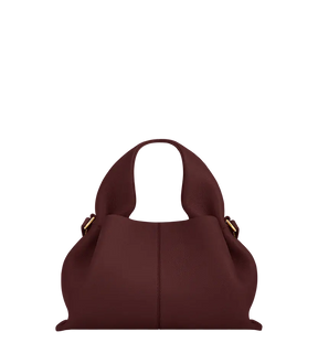 Polene Numéro Neuf Mini Edition Textured Black Cherry - Size: One Size Bags | Shop From The Mirage