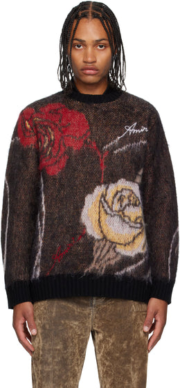 Multicolor Floral Crewneck Sweater