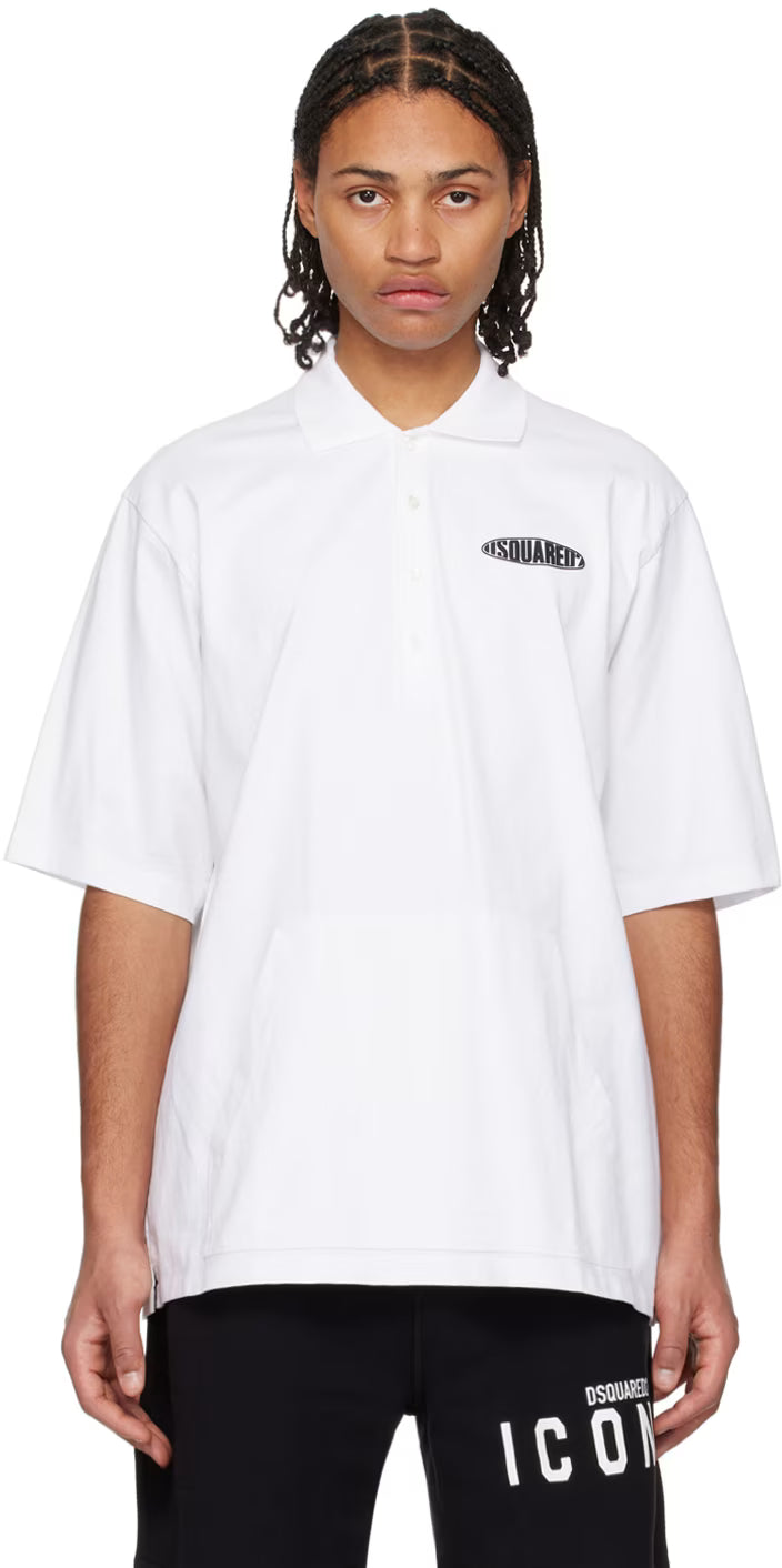 White Bonded Polo