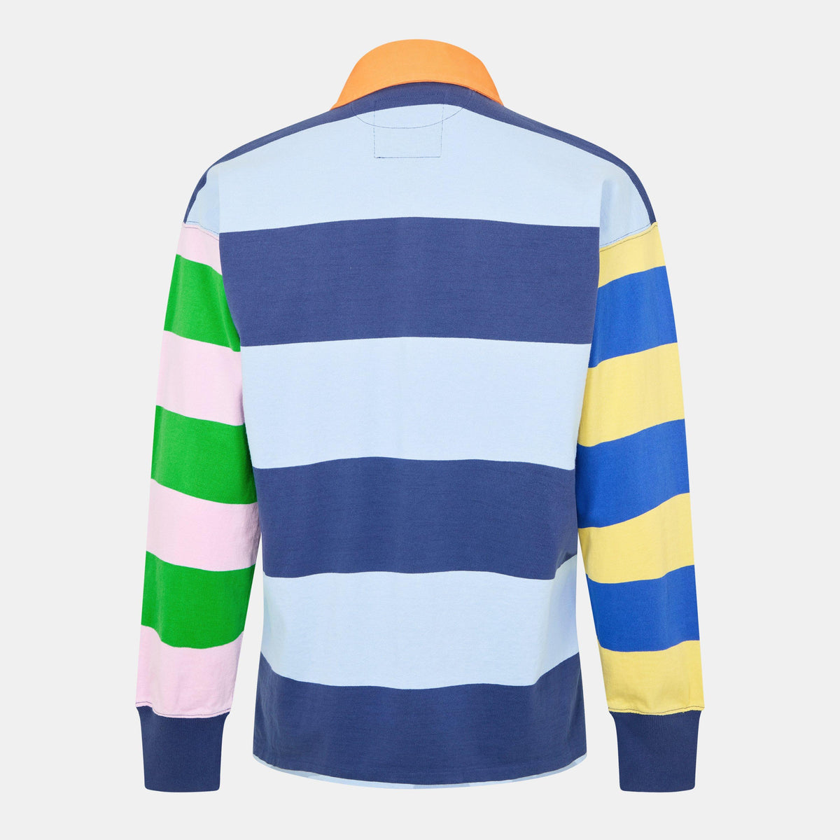 Men's Multi-Stripe Rugby Polo Shirt