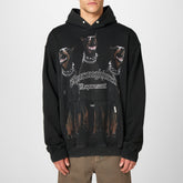 Men's Thoroughbred Over The Head Hoodie with Popper Fastening