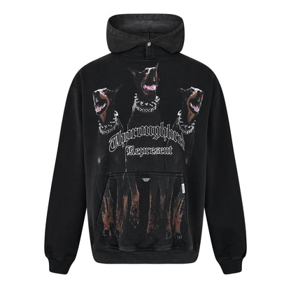 Men's Thoroughbred Over The Head Hoodie with Popper Fastening