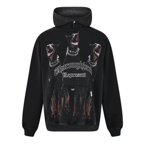 Men's Thoroughbred Over The Head Hoodie with Popper Fastening