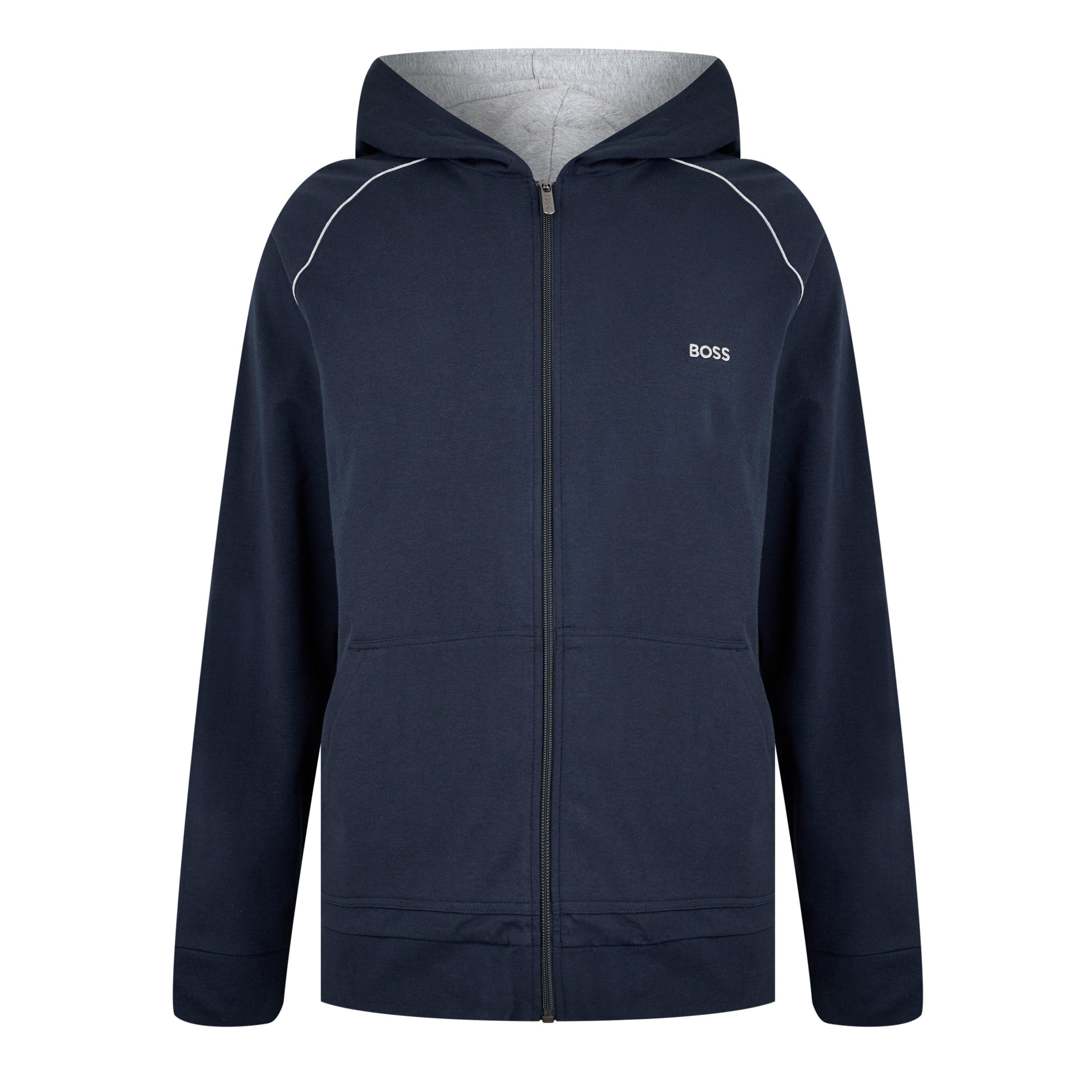 Men's MixMatch Zipped Hoodie, Full-Zip Closure
