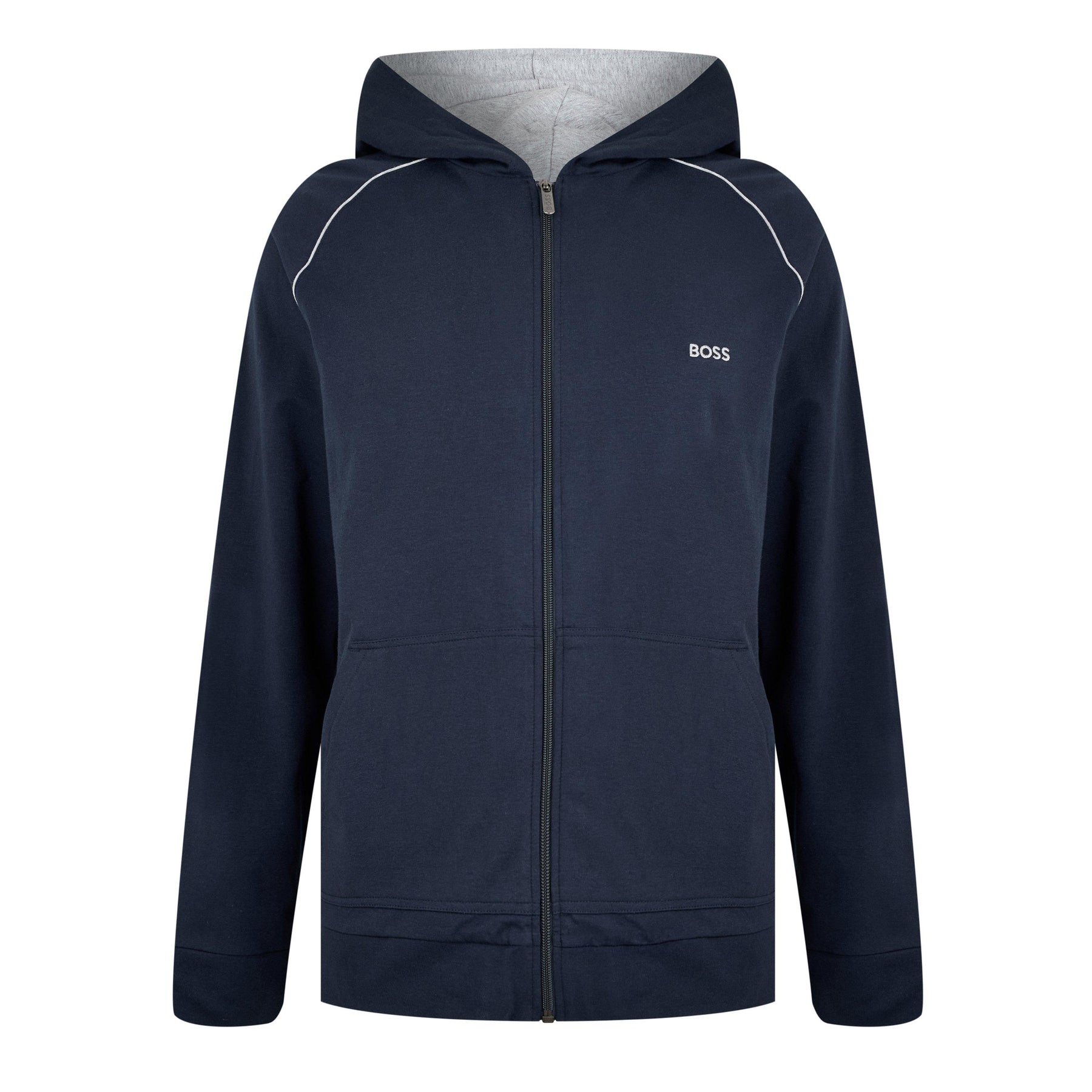 Men's MixMatch Zipped Hoodie, Full-Zip Closure