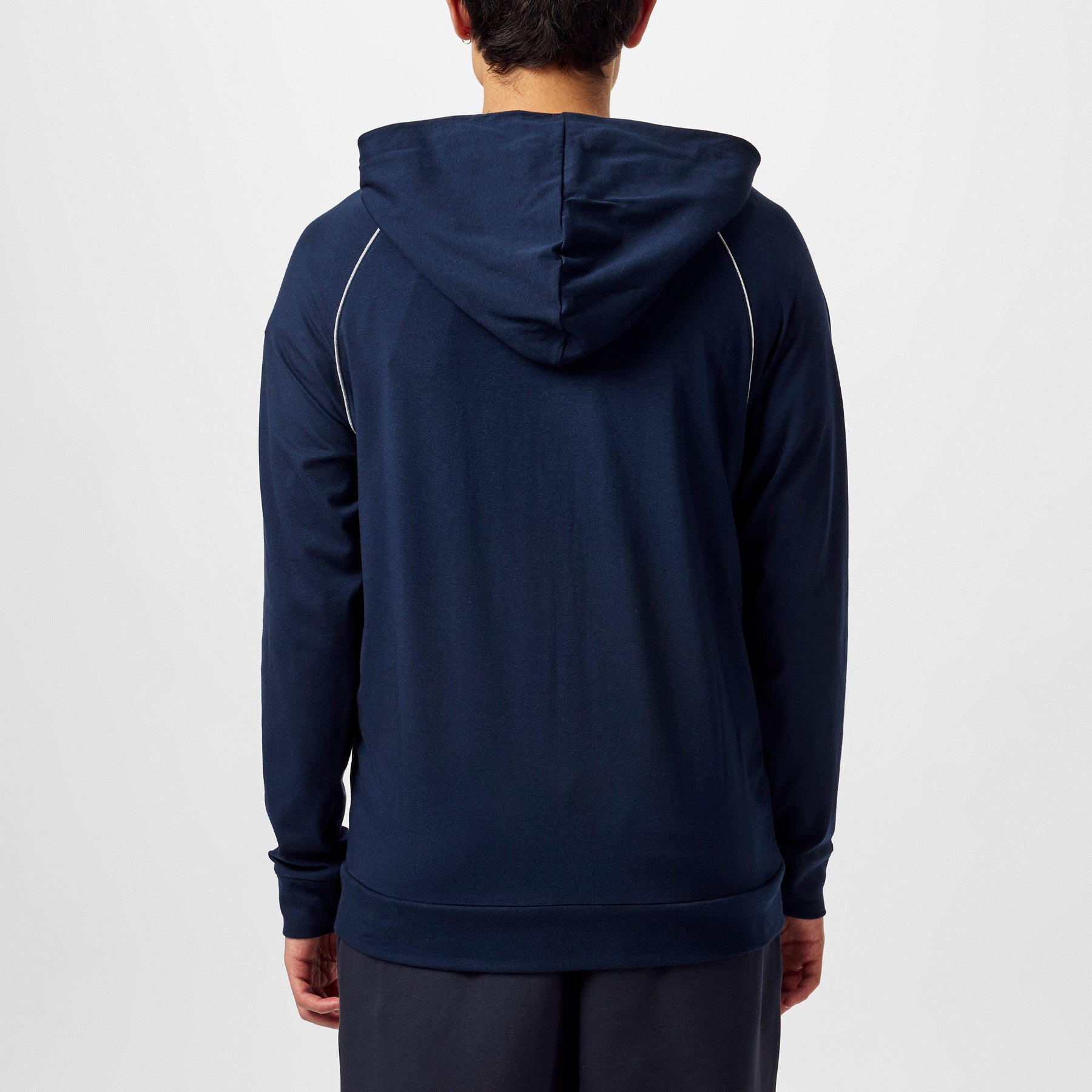 Men's MixMatch Zipped Hoodie, Full-Zip Closure