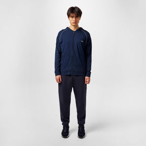 Men's MixMatch Zipped Hoodie, Full-Zip Closure