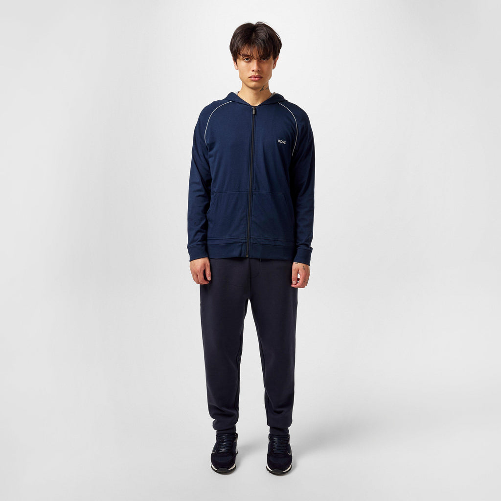 Men's MixMatch Zipped Hoodie, Full-Zip Closure