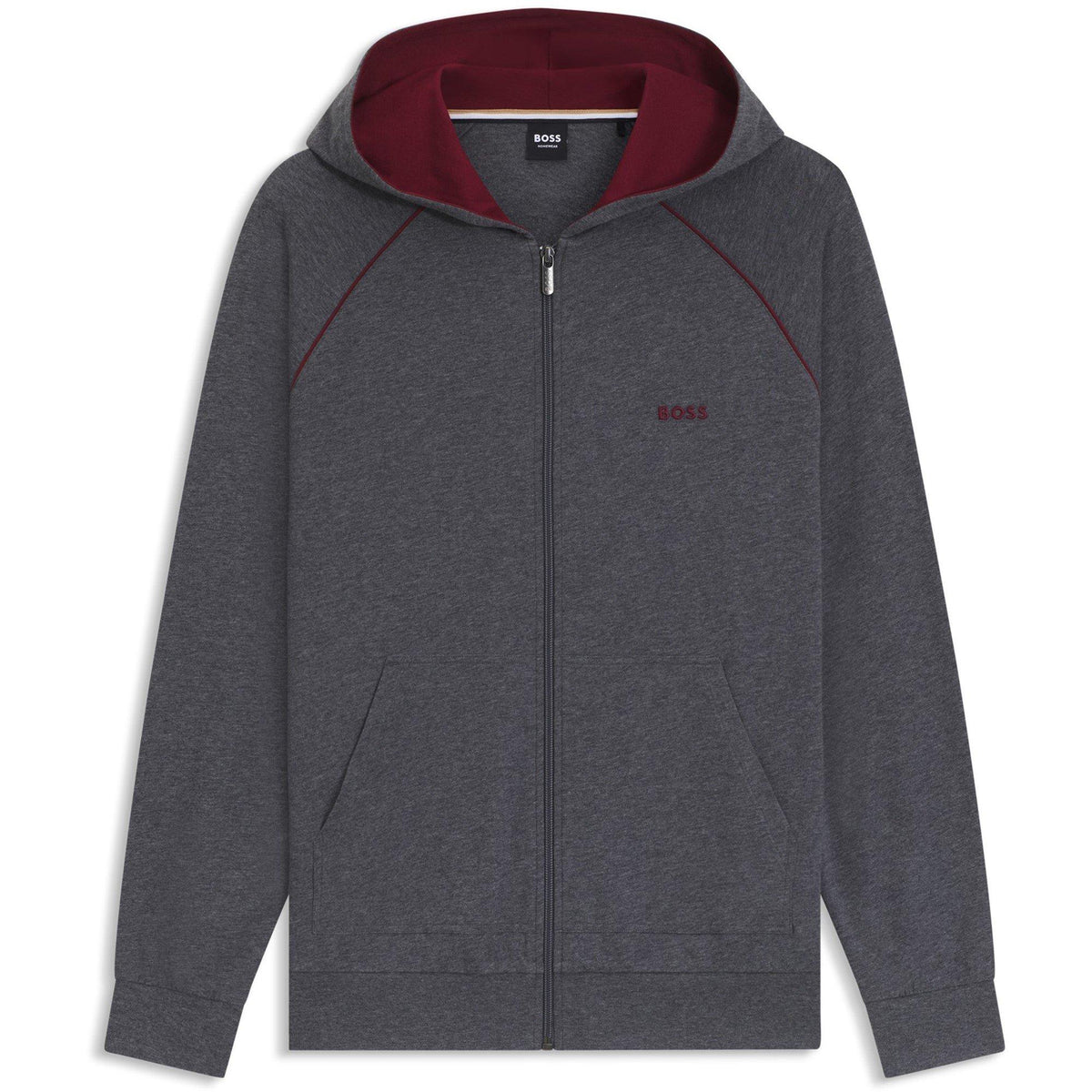 Men's MixMatch Zipped Hoodie, Full-Zip Closure