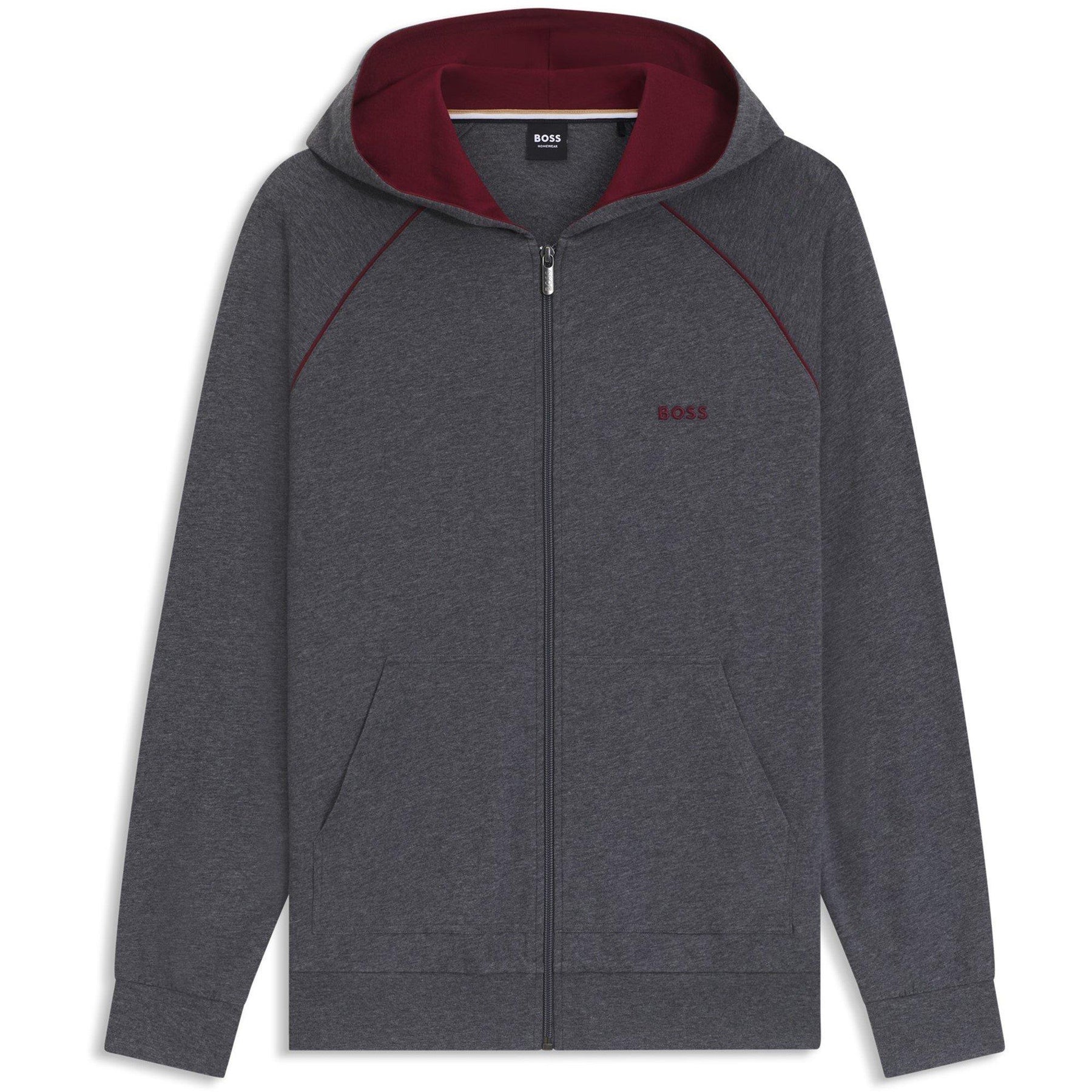 Men's MixMatch Zipped Hoodie, Full-Zip Closure