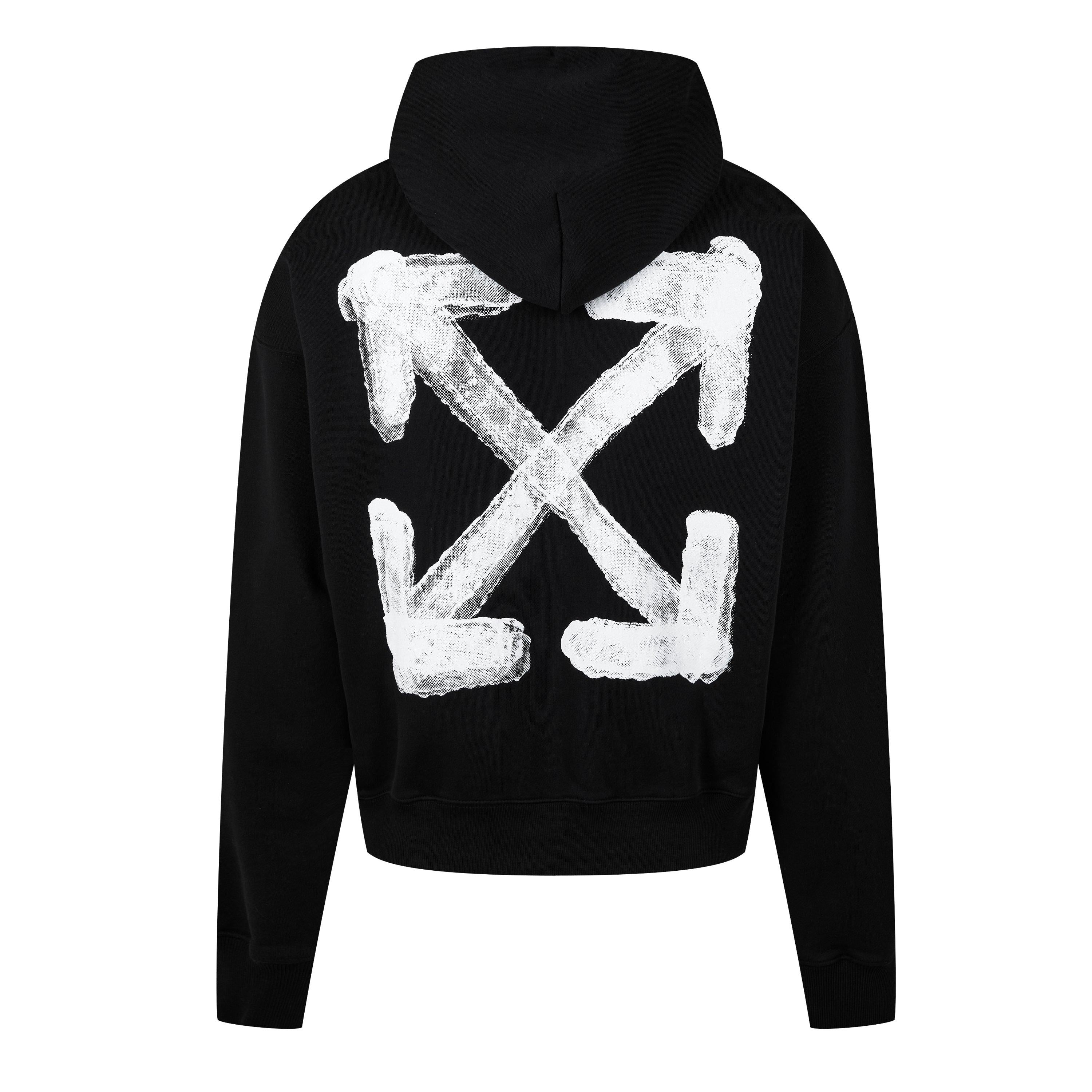 Men's Spray Arrow Hoodie, Graffiti Design