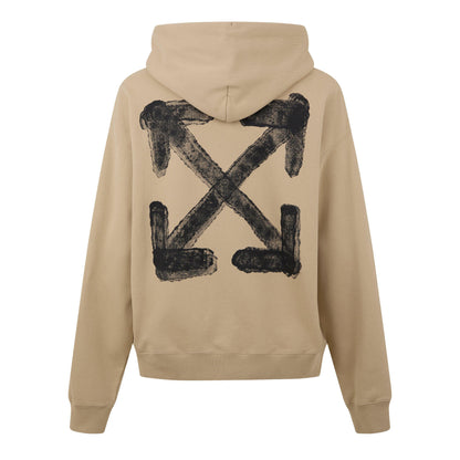 Graffiti Spray Arrow Cotton Long Sleeve Hoodie