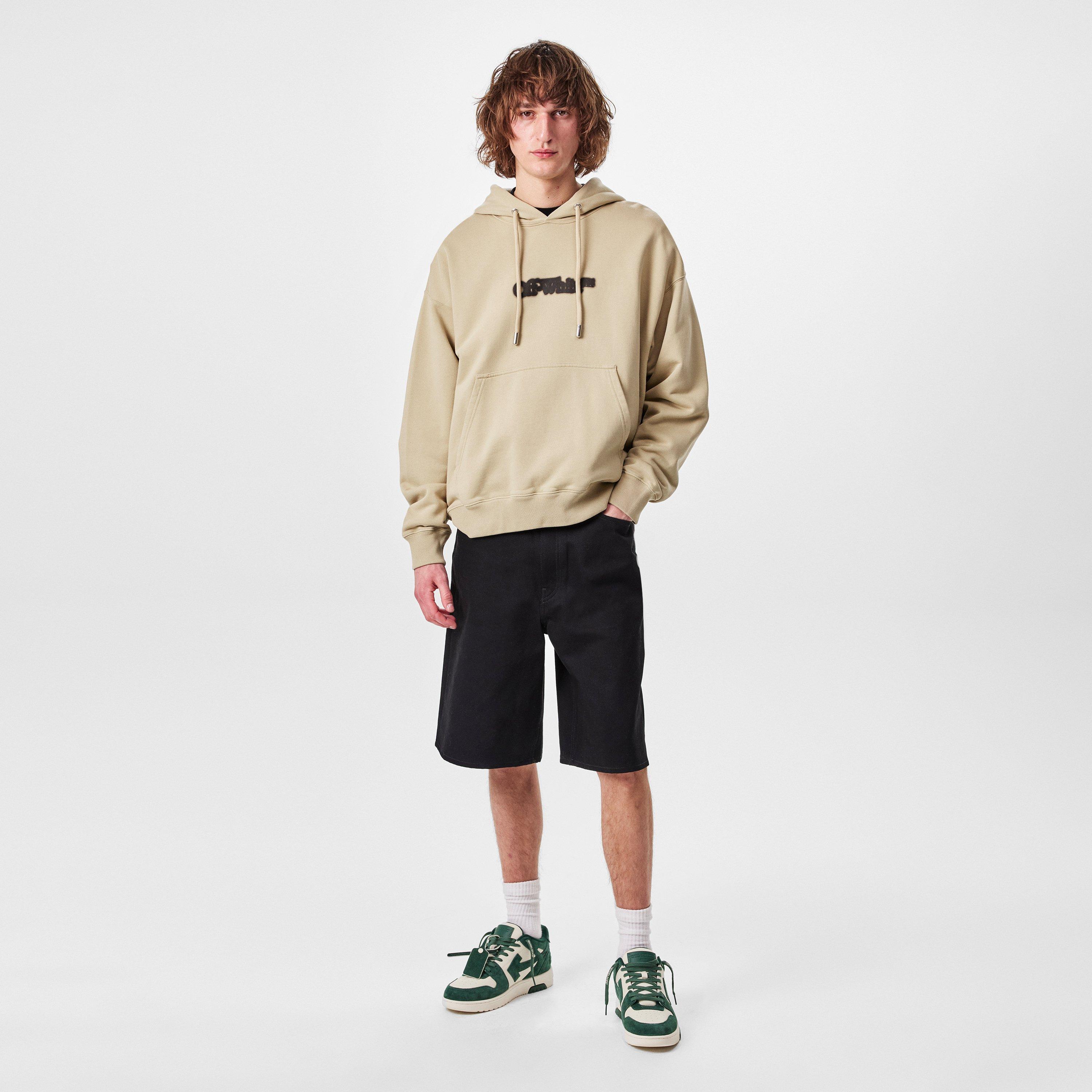 Graffiti Spray Arrow Cotton Long Sleeve Hoodie