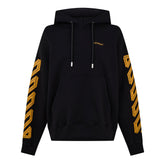 Men's Tape Hoodie with Bold Logo Design