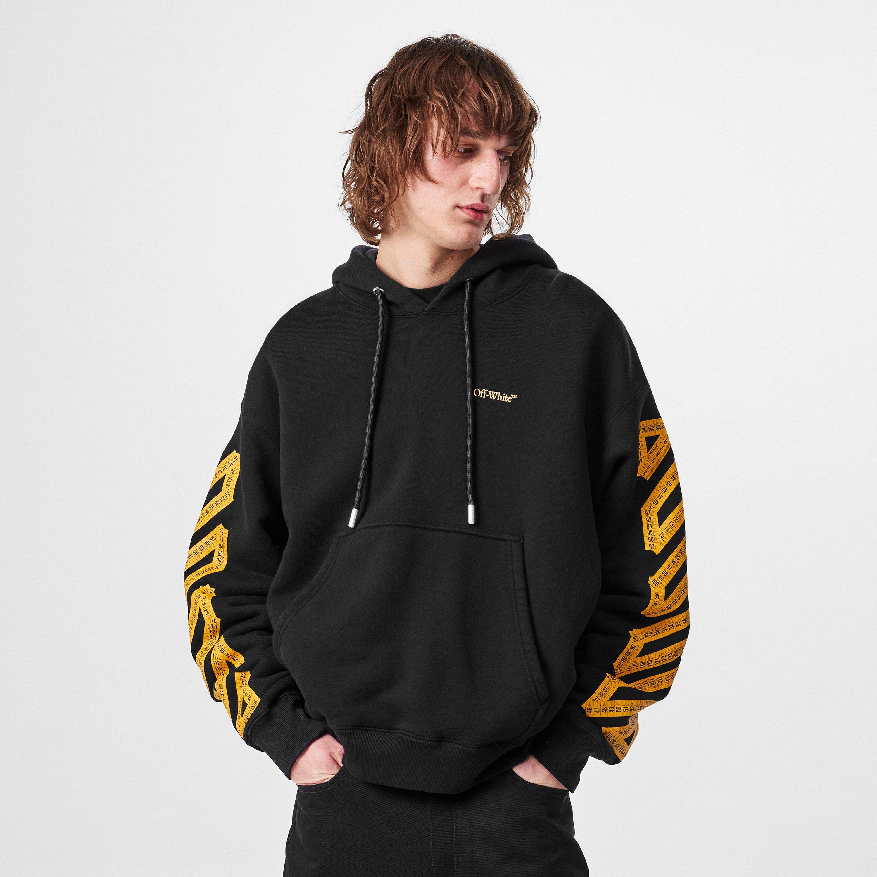 Men's Tape Hoodie with Bold Logo Design