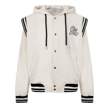 Varsity Jacket Zip Hoodie
