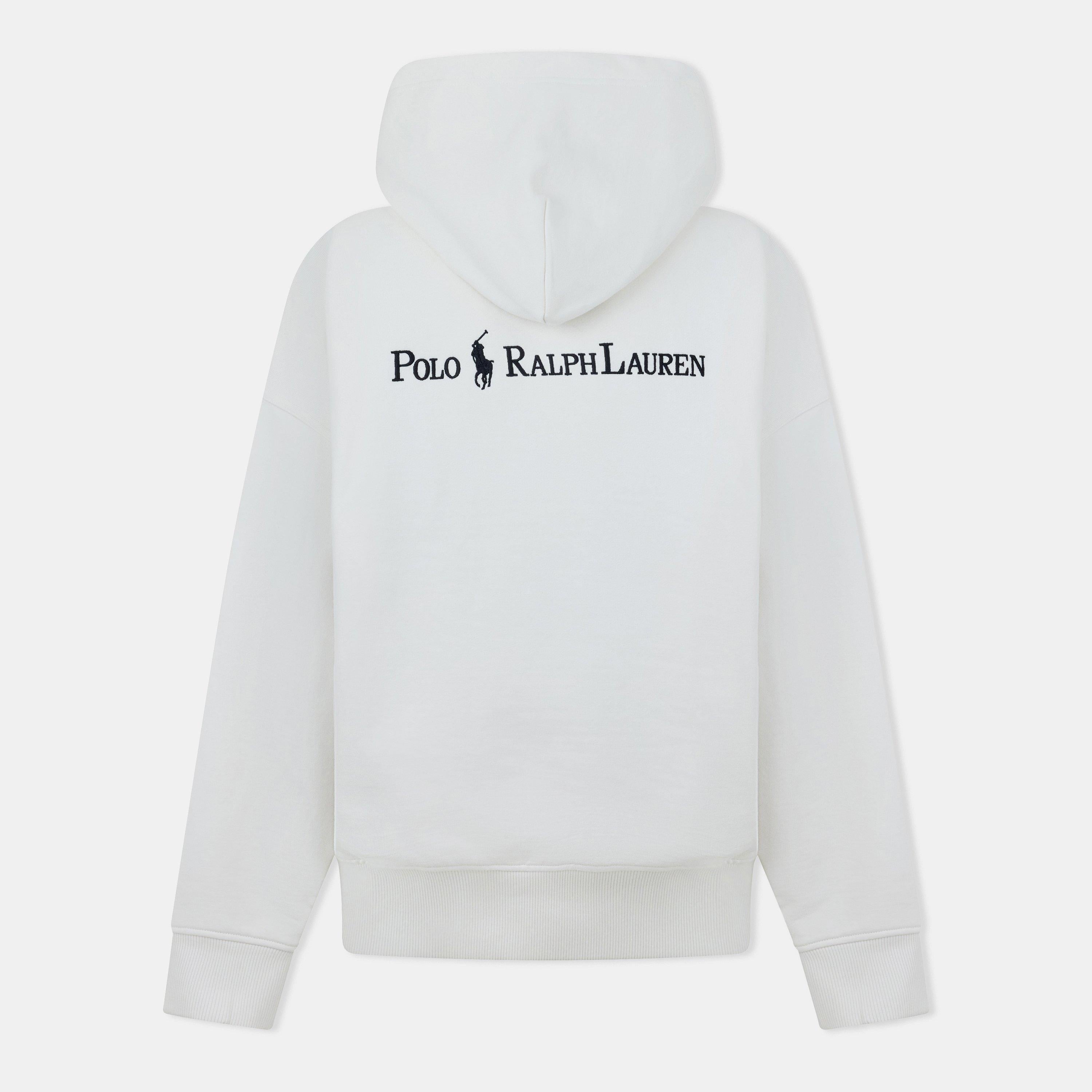 Relaxed Fit Logo Fleece Hoodie