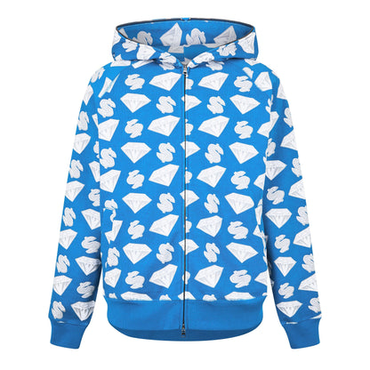 Diamonds and Dollars Pull Over Hoodie