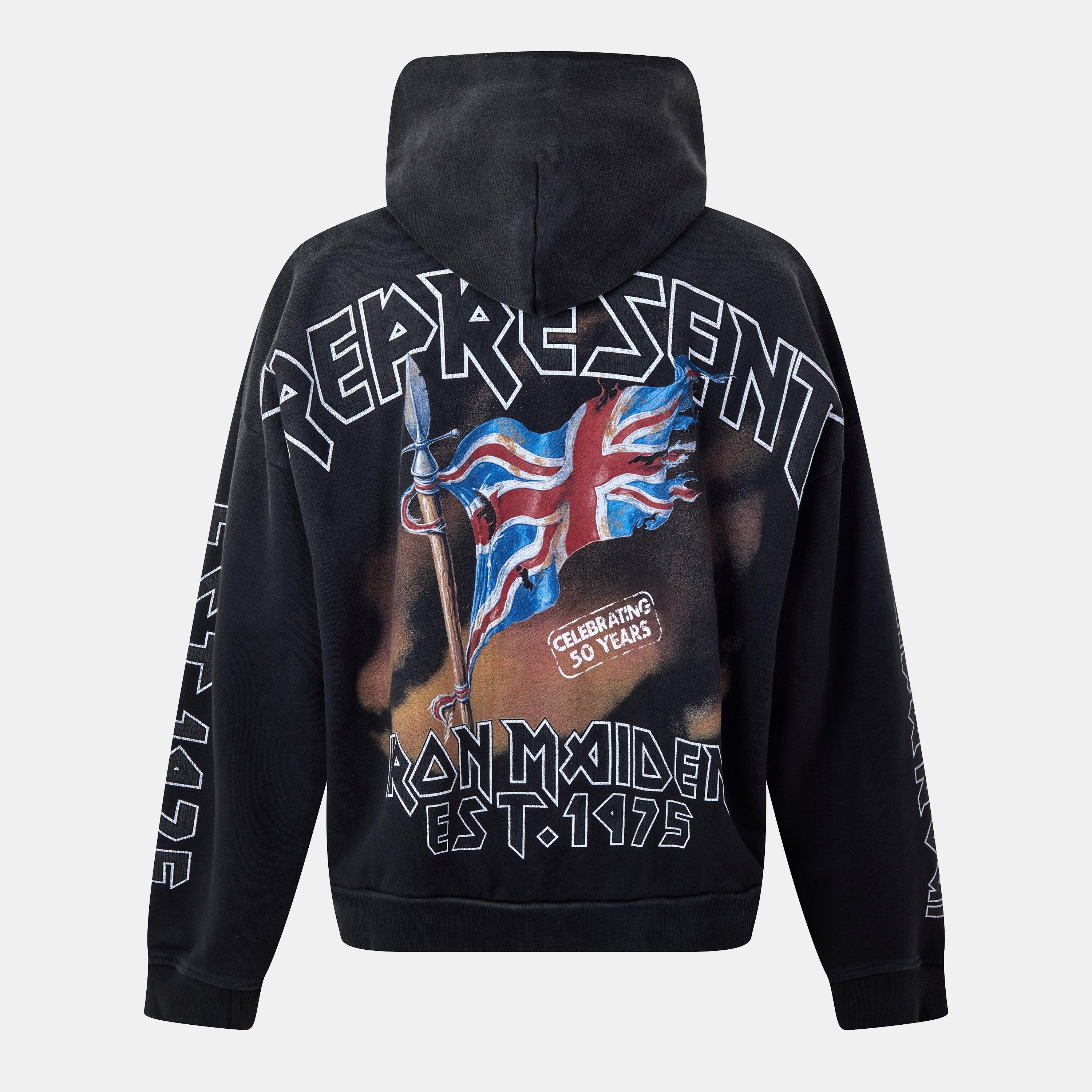 x Iron Maiden Steed Cotton Long Sleeve Graphic Hoodie