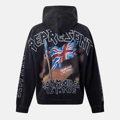 x Iron Maiden Steed Cotton Long Sleeve Graphic Hoodie