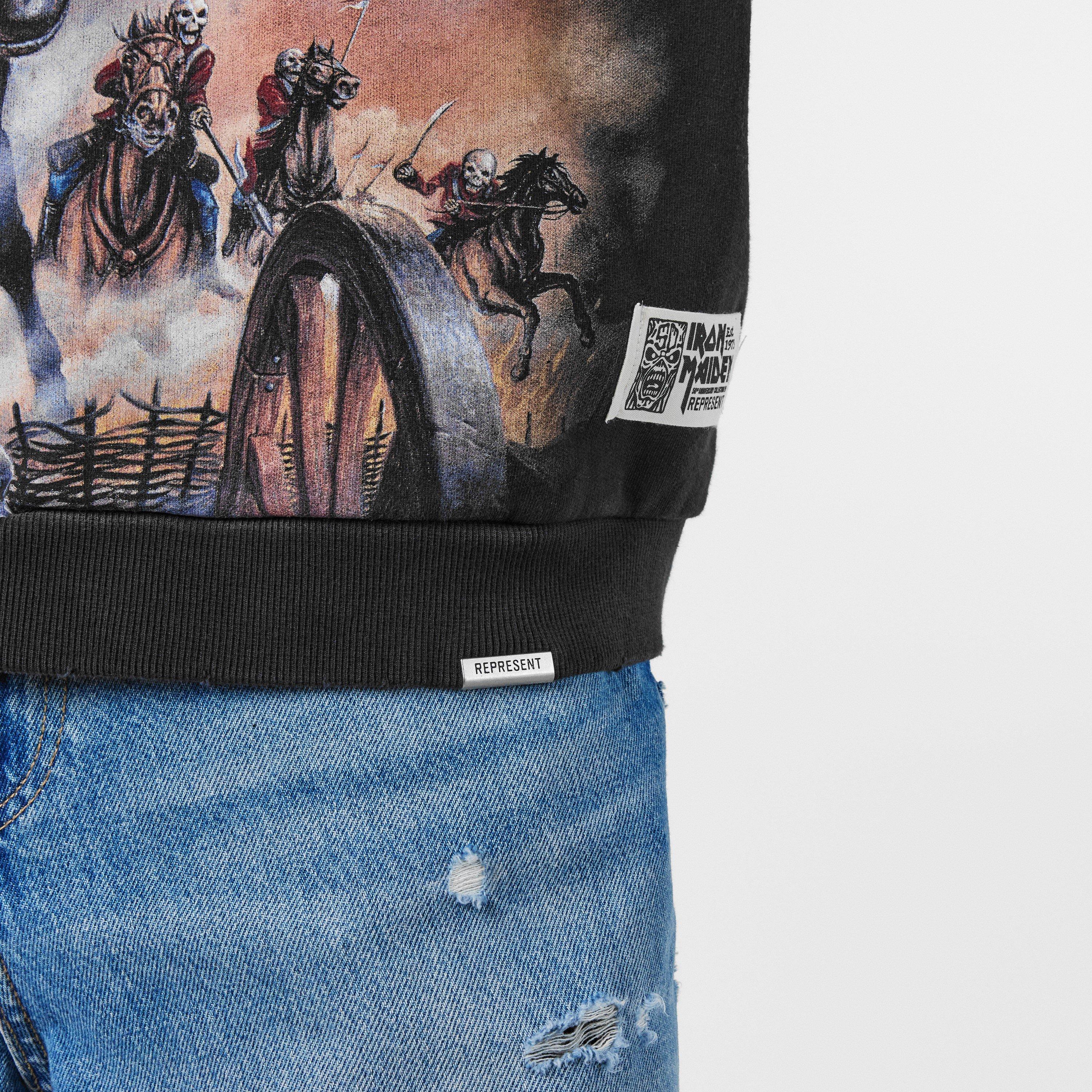 Men's x Iron Maiden Steed Hoodie, Bold Fashion-Metal Fusion