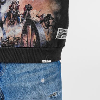 x Iron Maiden Steed Cotton Long Sleeve Graphic Hoodie