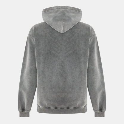 Script Cotton Long Sleeve Over the Head Hoodie