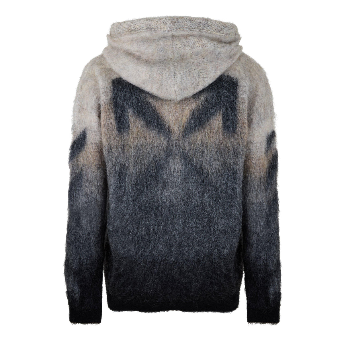 Off Diag Brushed Knit Zip Hoodie