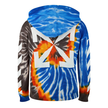 Diag Tie Dye Long Sleeve Hoodie