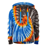 Men's Diag Tie Dye All-Over Pattern Hoodie