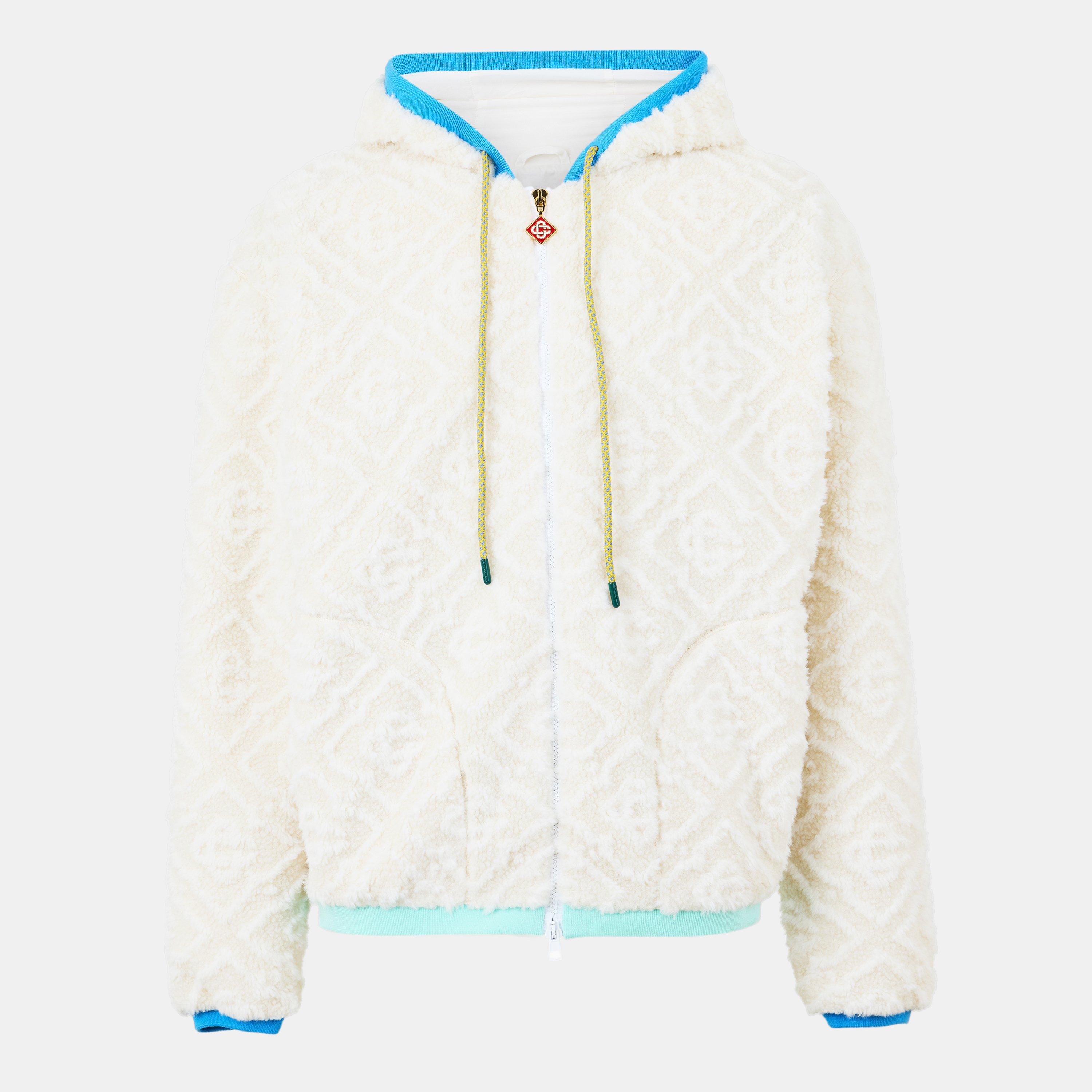 Men's Casa Monogram Zip Hoodie
