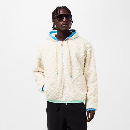 Men's Casa Monogram Zip Hoodie