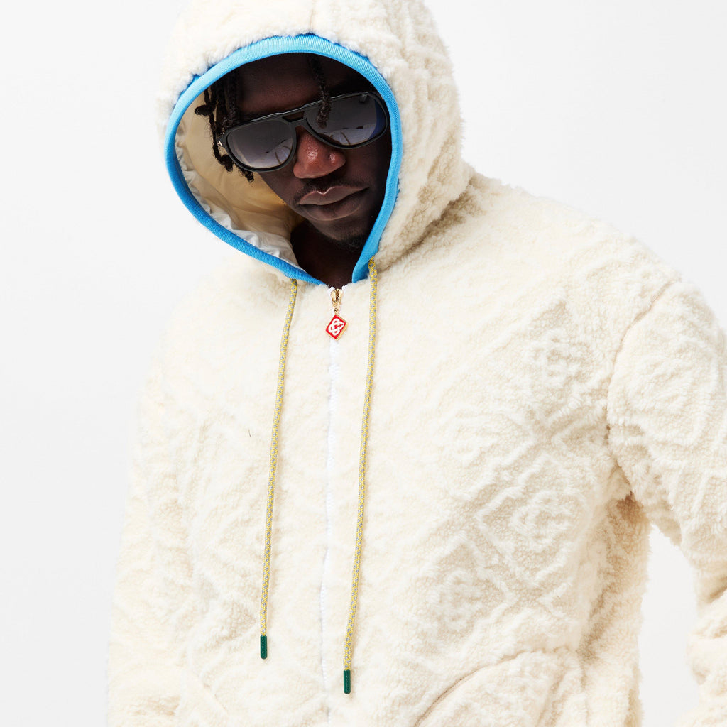 Men's Casa Monogram Zip Hoodie